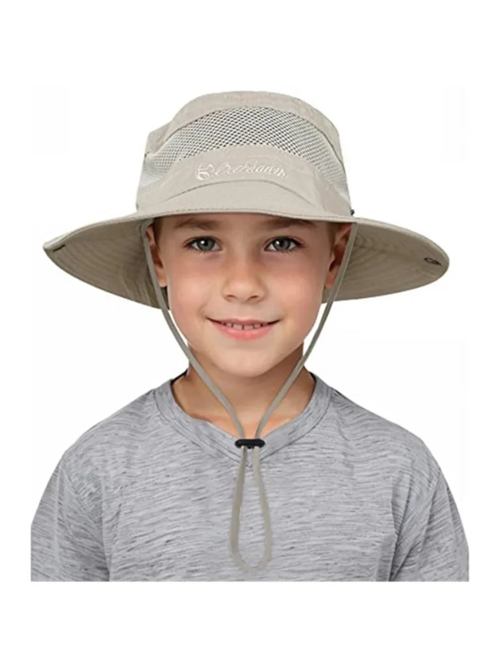 Outdoor Kids Sun Hat UPF 50+ Quick Dry Adjustable Bucket Hat Windproof